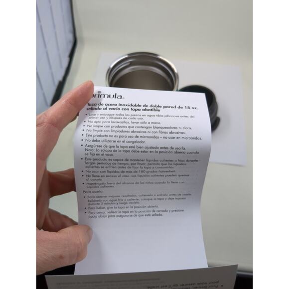 PRIMULA 18oz Double Wall Stainless Steel Green Travel Coffee Mug Tumbler Cup New - Picture 10 of 10